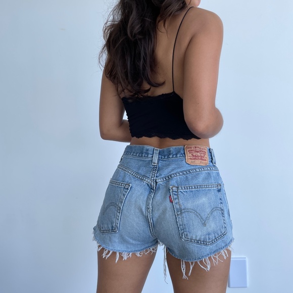Levi's Pants - Vintage Levi's 505 high waist denim cutoff shorts